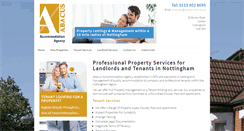 Desktop Screenshot of abacus-notts.co.uk